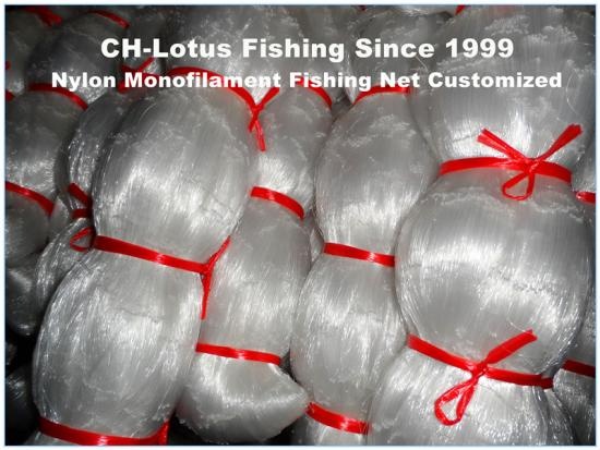 filet de pêche en nylon mono filament de haute qualité personnalisé 