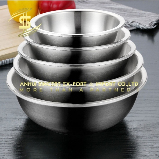  304 acier inoxydable épaissi multi-usages pot à soupe bol à usage domestique 