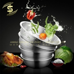 les plus vendus 304 acier inoxydable épaissi multi-usages pot de soupe bol à usage domestique -CH-Lotus Fishing