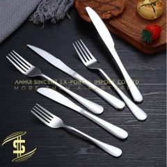 vente chaude 304 Ensemble de couteaux et fourchettes à steak en acier inoxydable -CH-Lotus Fishing