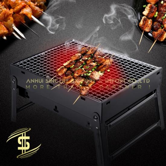 vente chaude BBQ Tablette extérieure en acier inoxydable pour barbecue au charbon de bois 