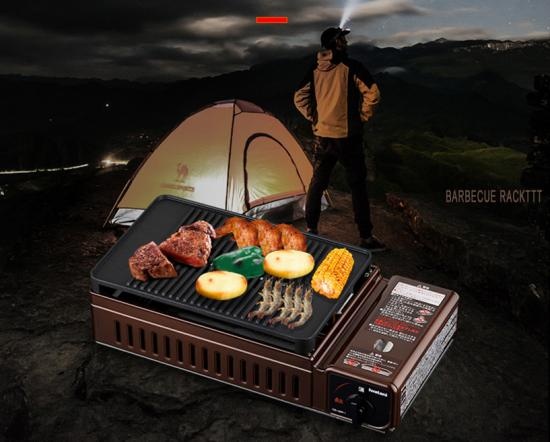 gros pique-nique portable en plein air BBQ cuisinière à gaz -CH-Lotus Fishing